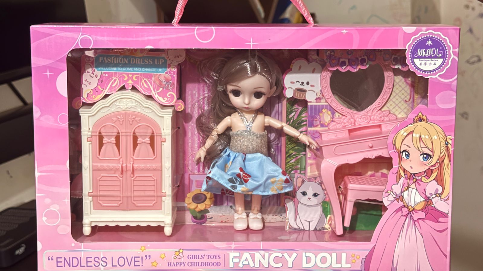 Super Beautiful Cute Barbie doll Set High Quality full (Imported)